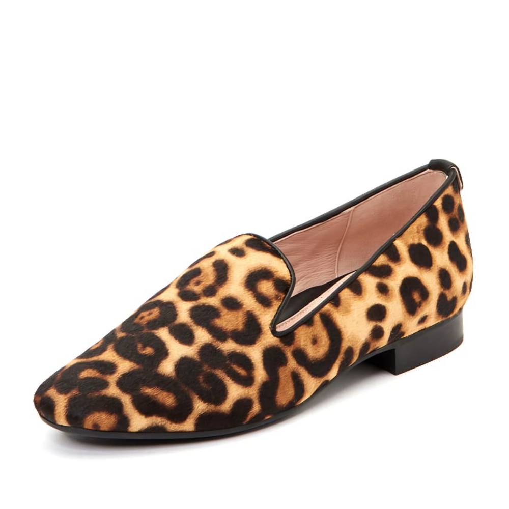 Taryn Rose Bryanna Leopard Calf Hair Loafers | NWT Sz 7 | Luxe Comfort Flat